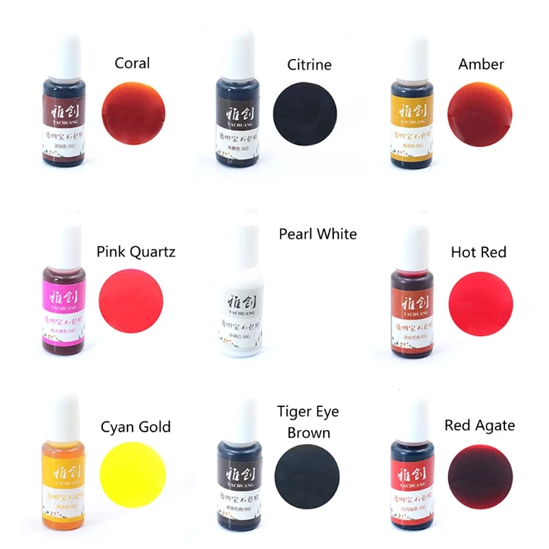 

18 Colors Epoxy Resin Pigment Liquid Resin Colorant Pigment Resin Colorant Dye
