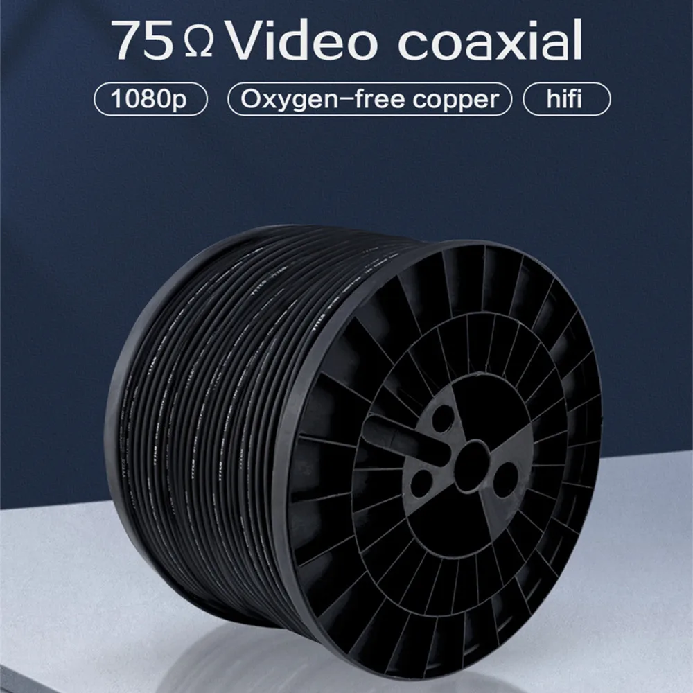 

BNC RF Signal Monitoring Audio Video Coaxial Cable HD-SDI High-Definition 75 ohm RG-85 RG85U Coax Pigtail Wire Cables 3M 5M 10M