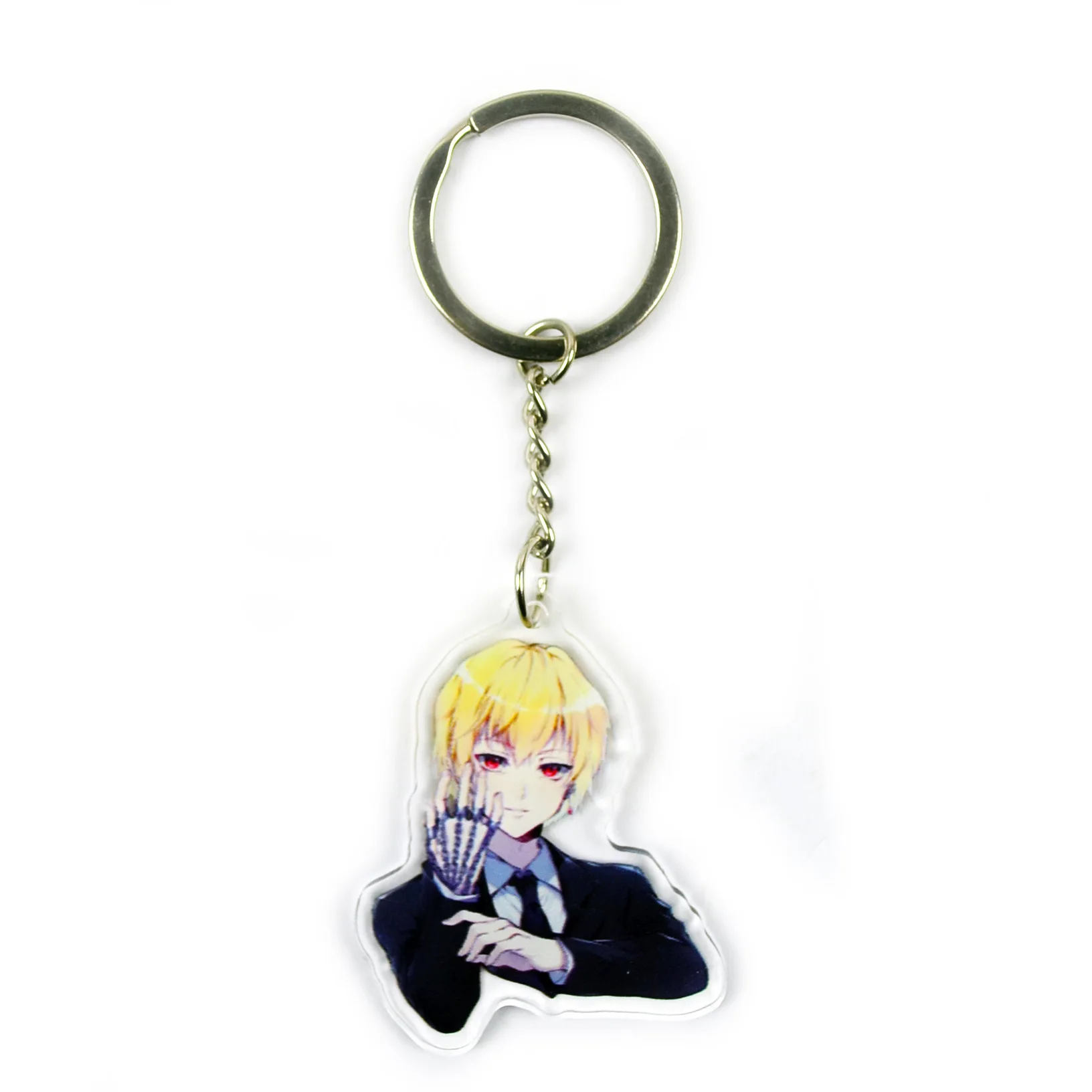 

1 Pcs New Japan Anime Hunter X Hunter Keychains Killua Zoldyck Kurapika Cosplay Acrylic Pendant Keyrings Figure Toys Kids Gifts