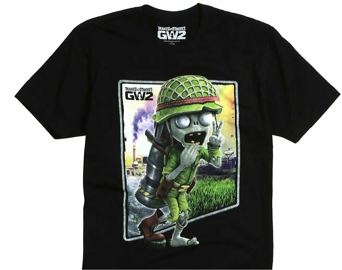 Фото Растения против Зомби садовая война 2 размера 4-5 XS 8 Med 14-16 XL Детская футболка новая Растения против Зомби садовая война 2 размера 4-5 XS 8 Med 14-16 XL Детская футболка новая