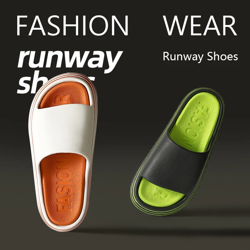 Шлепанцы из ЭВА для мужчин и женщин повседневная мягкая удобная обувь ванной на