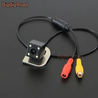 bigbigroad for ford escort 2015 focus 2012 2014 wireless camera car rear view reverse camera at license plate light rca port