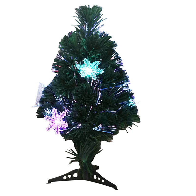 

2021 Snow Circle Light Luxury Intensive Optical Fiber Christmas Tree Celebrate Supplies Xmas Artificial Tree Ornament for Home