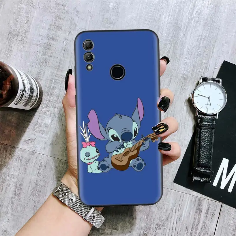 Disneys лучшие продавая Милая Черная крышка чехол для телефона для huawei Y9 Y5 Y6 Y7 Honor 10 9 Lite 9X8X8 S 8A фотоаппаратов моментальной печати 7S 7A 10i 20i V20 Coque Капа