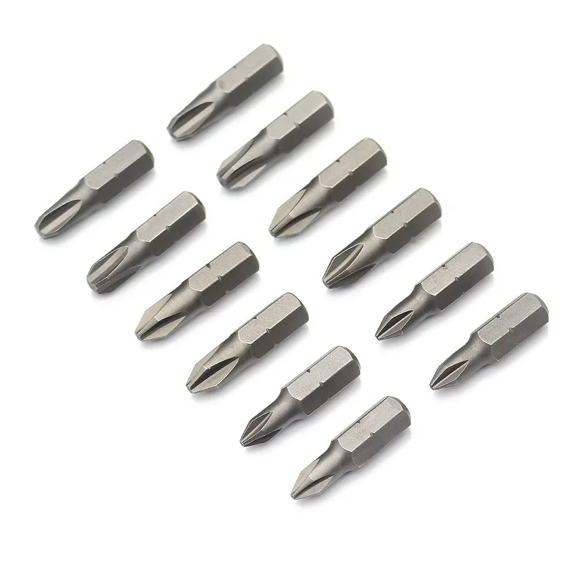 

1 Inch PH0 PH1 PH2 PH3 Phillips Screwdriver Bit Set S2 Steel 1/4 Inch 6.35mm Hex Shank Electric Screwdriver Bits For Power Tools