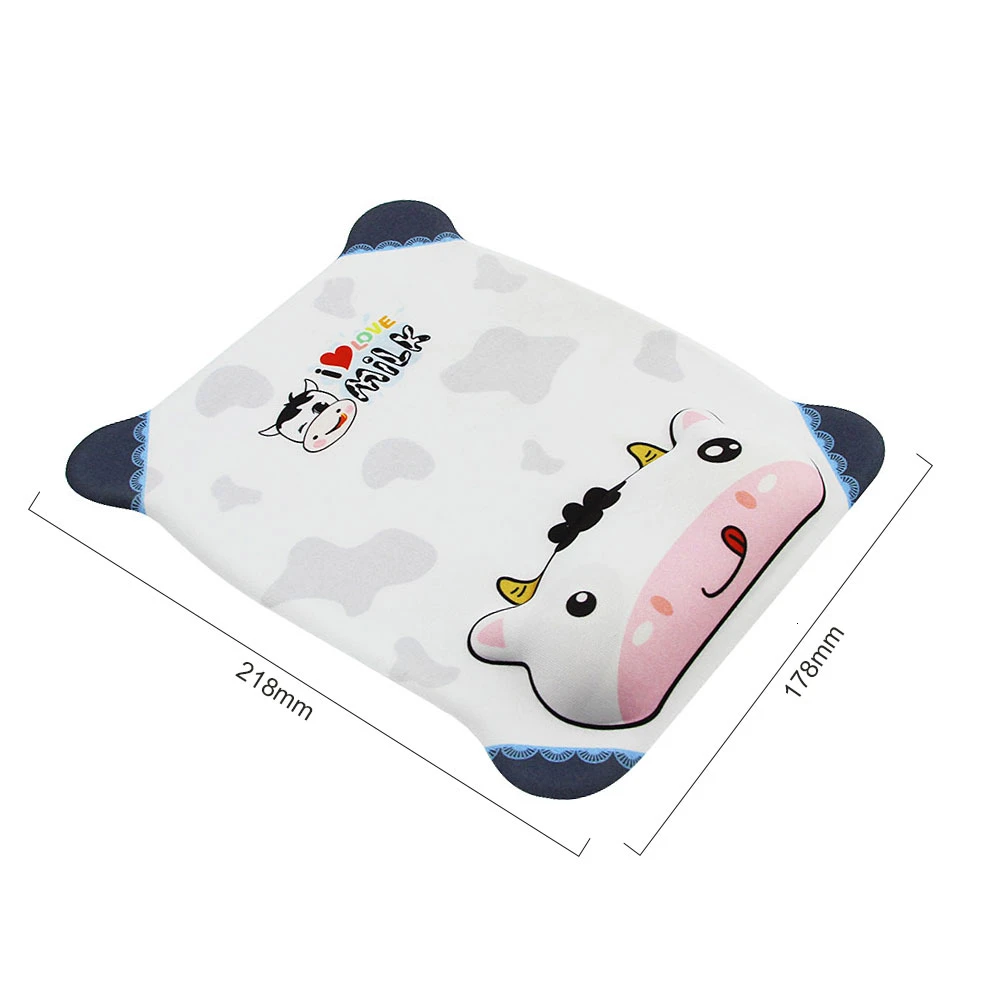 

CHYI Gaming Mouse Pads Cute Cartoon Style With Soft Silicone Wrist Computer Mouse Mat Support Wrist Rest Mousepad For Girl Gift