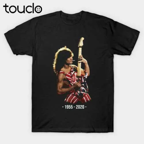 

Tribute Eddie Van Halen T-Shirt Black S - 3XL Unisex Tee Short Sleeve