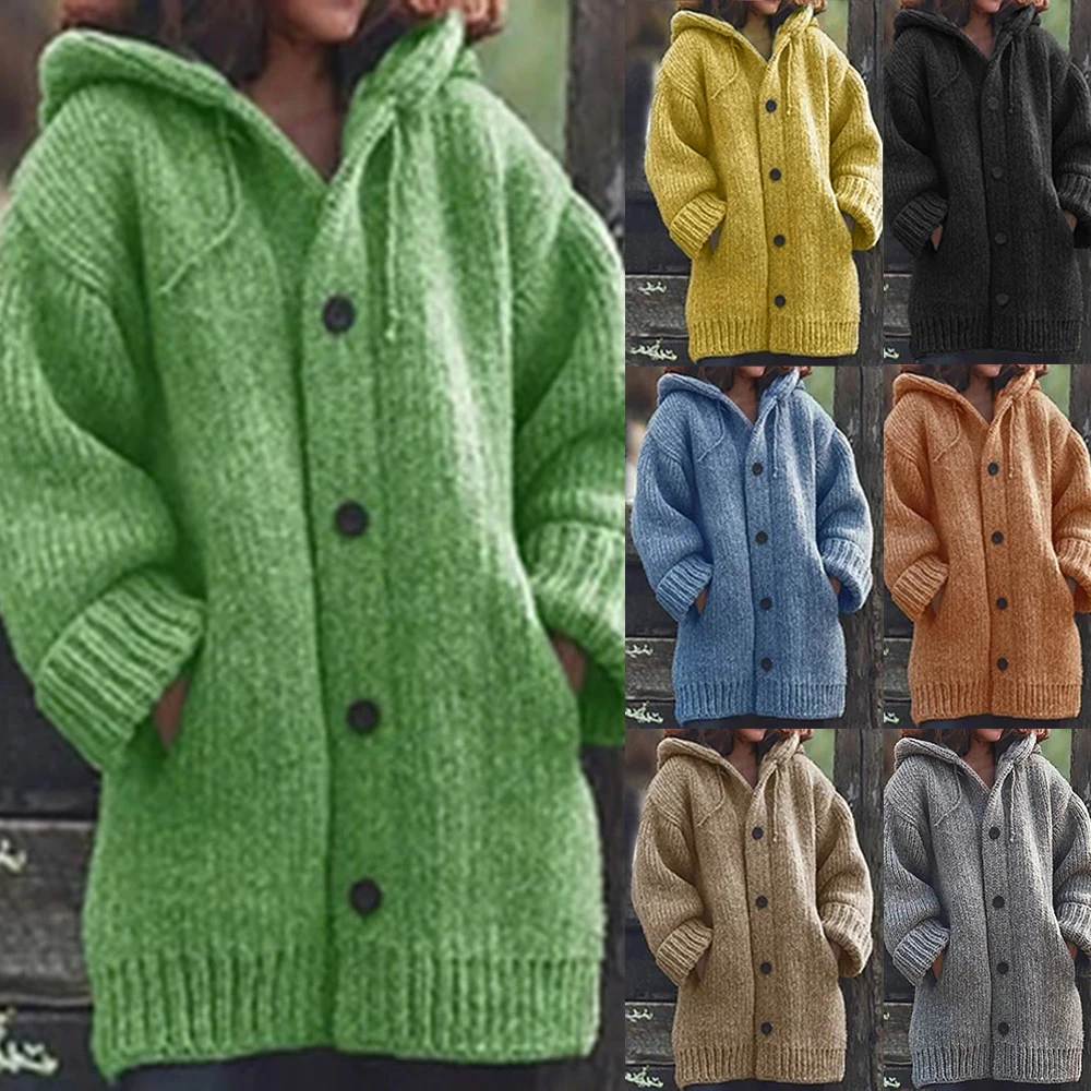 

Women Oversized Jacket Coats Cardigan Loose Pullover Streetwear Open Front Sweaters Spring