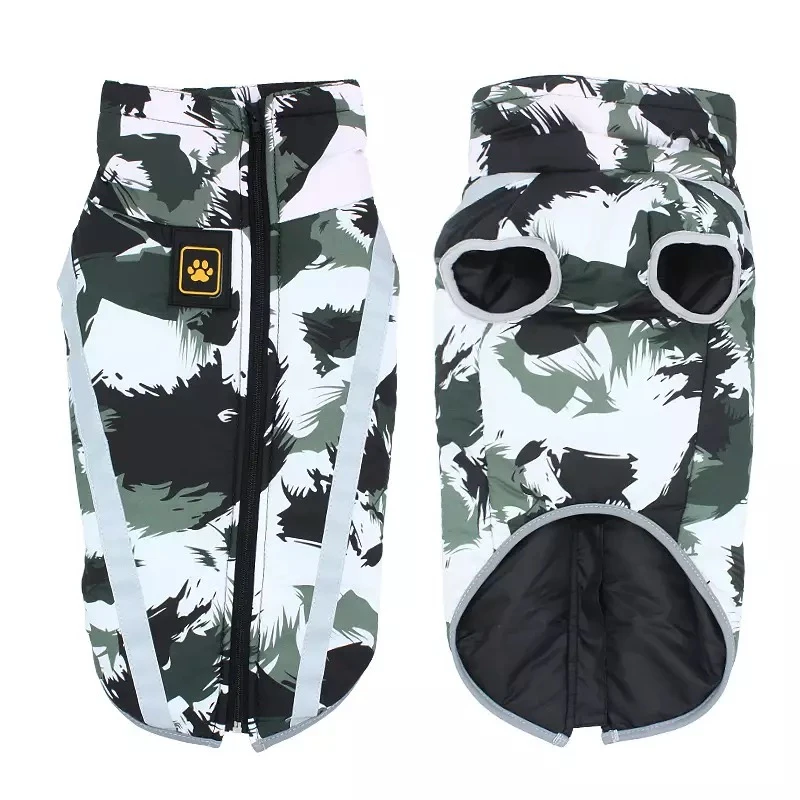 Куртка с изображением собаки пальто одежда для зимы чихуахуа домашних животных