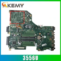 akemy laptop motherboard for acer aspire e5 573 pentium 3556u mainboard da0zrtmb6d0 sr1e3 ddr3