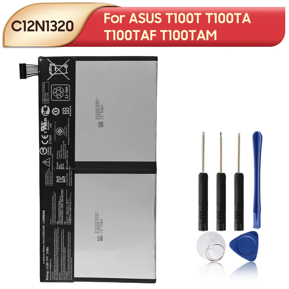 

Original Replacement Battery C12N1320 For ASUS T100T T100TA T100TAF T100TAM Tablet Battery 7900mAh