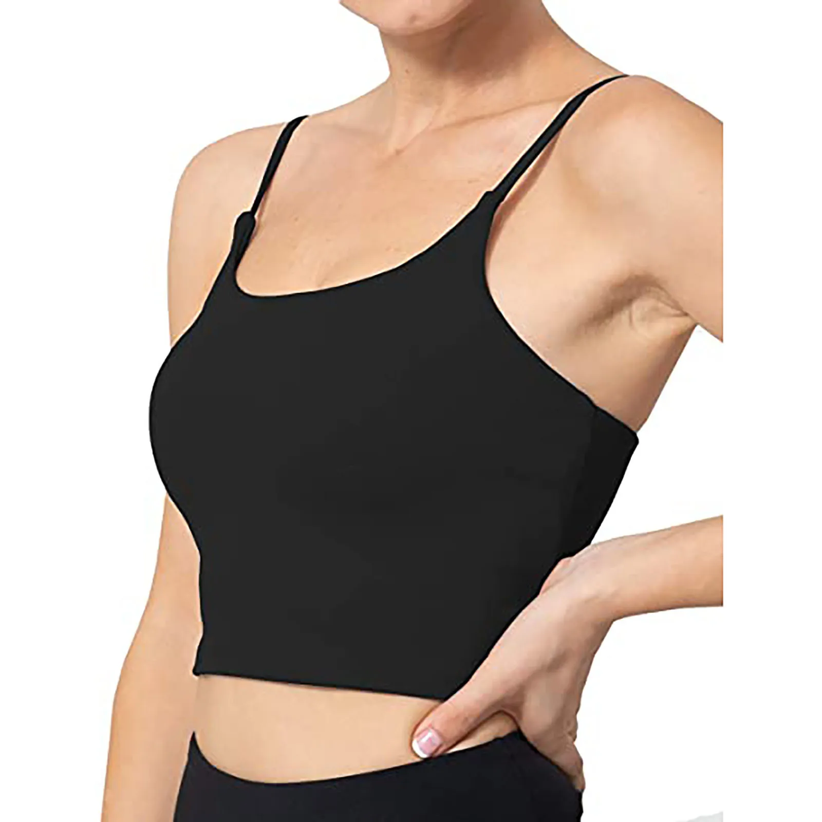 

Fashion Tanks Tops Women Sleeveless Casual Vest Ladies Chest pad movement Short Tank Tops Harajuku Summer Clothes