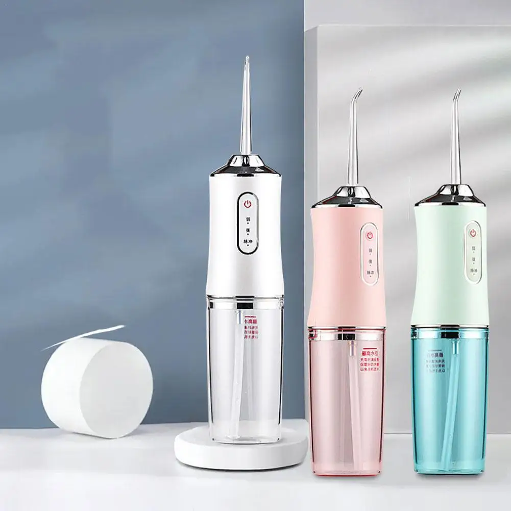 

Водонепроницаемый ирригатор для полости рта, электрический прибор для очистки зубов, зарядка через USB, водный ирригатор для чистки зубов, ин...