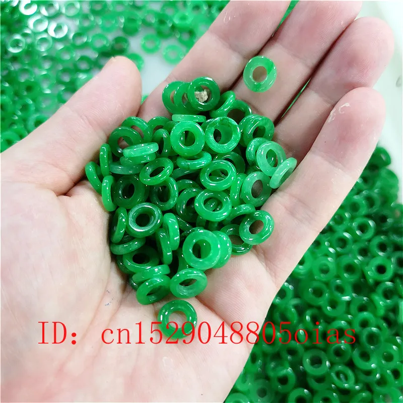 Сделай Сам натуральные трехцветные нефритовые бусины Jadeite круглый пончик