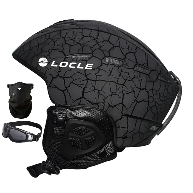 LOCLE CE сертификация лыжный шлем для женщин и мужчин лыжный шлем для мужчин профессиональный лыжный скейтборд шлем снежные спортивные шлемы