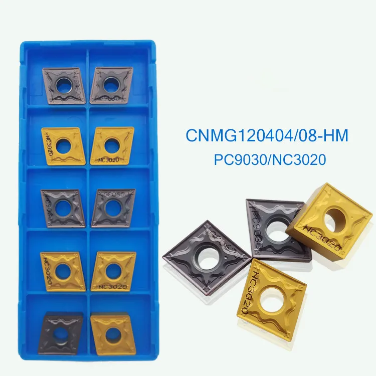 KORLOY CNC CNMG120404 /08 HM NC3020/PC9030 карбидная вставка|lathe tools|insert lathecarbide inserts |