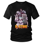 Мужская футболка с принтом Dr Stone Chemical, хлопковая Футболка с графическим принтом, футболка с коротким рукавом, футболки Ishigami Senkuu, топы