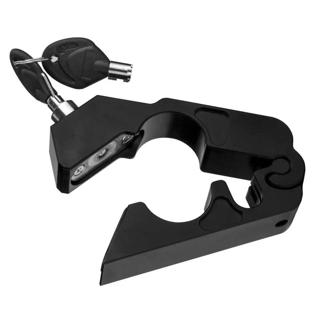 Черный замок для мотоцикла Противоугонный руля велосипеда скутеров ATV уличного |