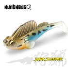 Hunthouse head Swimbaits Мягкая приманка 3 дюйма 38 унций рыбалка на щуку приманка на окуня весло хвост Swimbait темное спальное место leurre