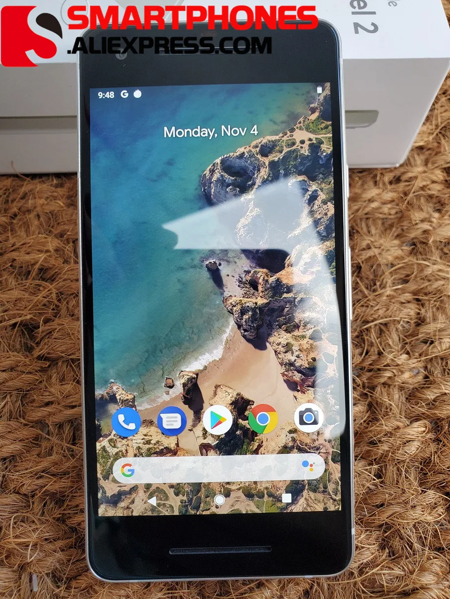 Мобильный телефон Google Pixel 2 с европейской версией, 5,0 дюймов, 4 Гб ОЗУ, 64 ГБ/128 Гб ПЗУ, Восьмиядерный мобильный телефон Snapdragon 835, отпечаток пальца