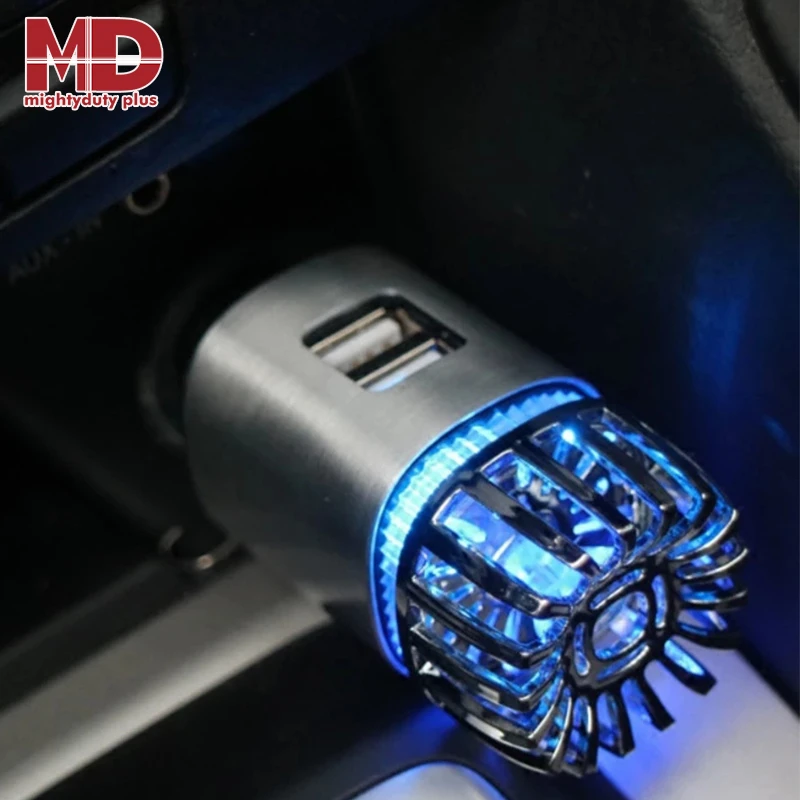 2 в 1 автомобильный очиститель воздуха с зарядкой от USB порта мини-освежитель