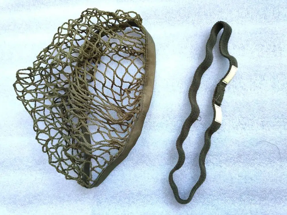 WW2 US ARMY M1 SOLDIER OUTDOOR TACTICAL HELMET NET GREEN COVER & CAT EYES STRAP REPRO | Спорт и развлечения