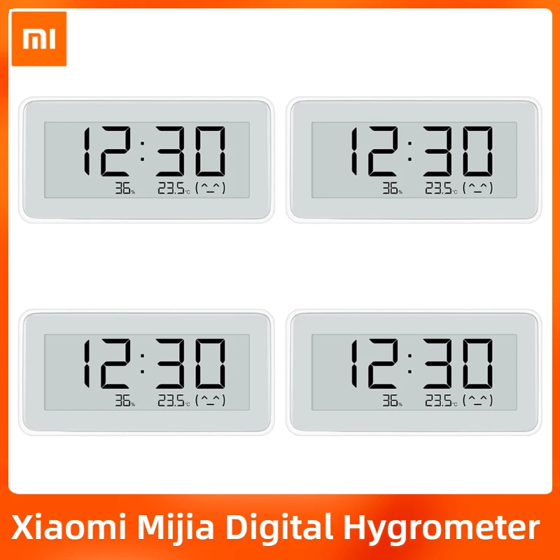 

Электронный термометр-гигрометр Xiaomi Mijia Pro Bluetooth 4,0, беспроводные умные электронные часы с ЖК-дисплеем, инструмент для измерения температуры
