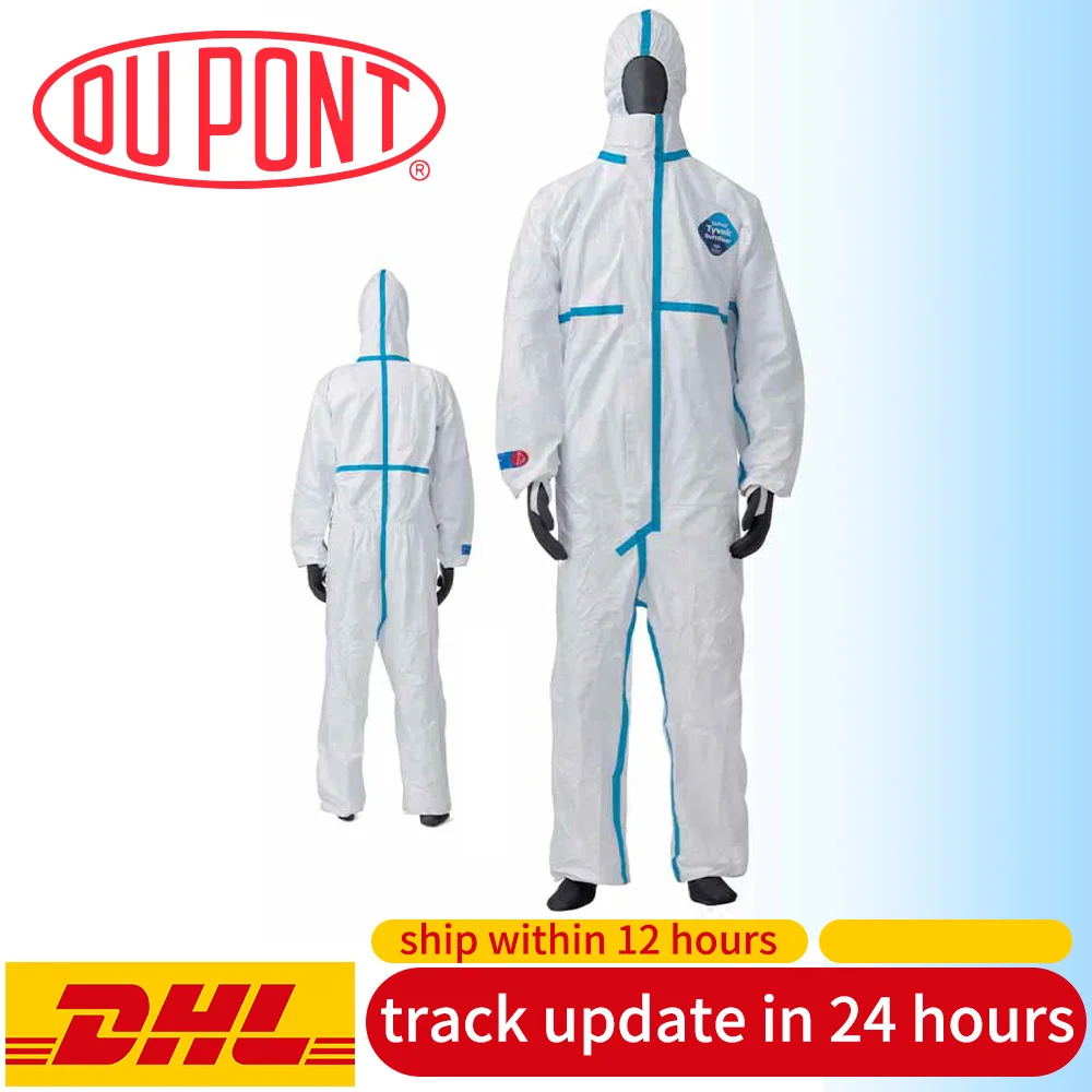 Dupont Tyvek мягкий костюм 1422A Тип Protective Защитный Комбинезон Одноразовые эластичные