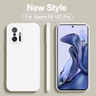 Оригинальный квадратный Мягкий силиконовый чехол для телефона Xiaomi Mi 11 T Mi 11 T Pro Mi 11 t 11 t pro защитный чехол для объектива камеры сяоми ми 11 т ми 11 т про корпус