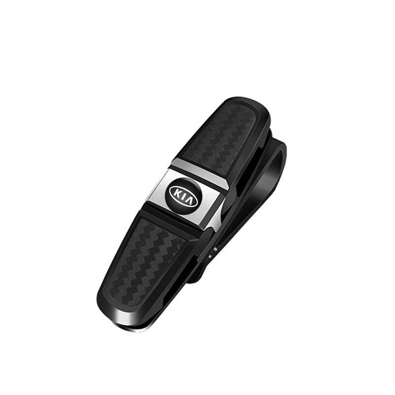 Glasses Case Fastener Cip Car Sun Visor Sunglasses Holder For KIA Cerato Sportage R K2 K3 K5 Ceed Sorento Optima Styling | Автомобили и