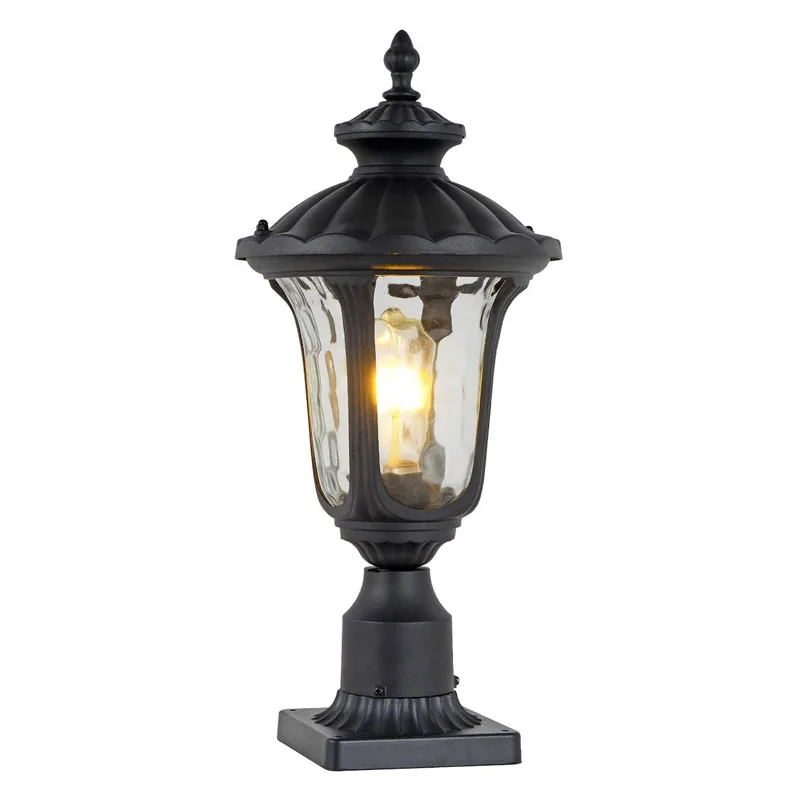 Уличный светильник s Post Винтаж современный подвесной отделка с молоток Стекло