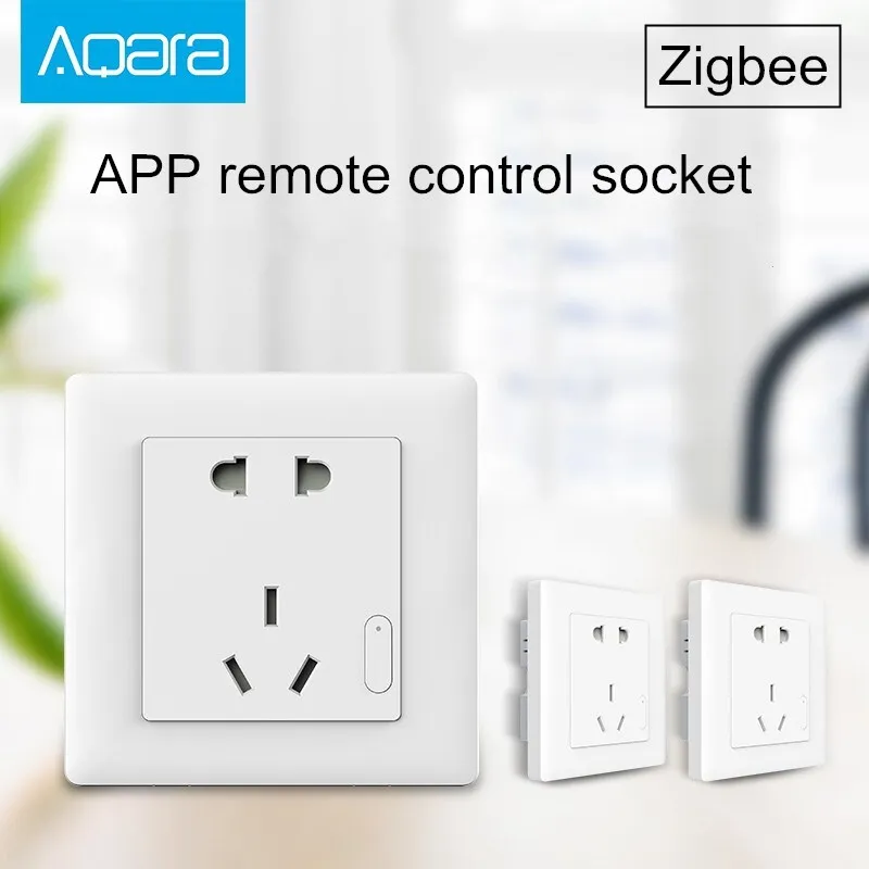 Настенная розетка Aqara ZigBee беспроводная настенная Mijia умный настенный выключатель