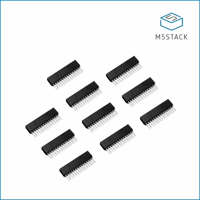 

M5Stack Official 2×15 Pin Header Socket for 13.2 Module (10pcs) M-BUS Bus Expansion Header Set