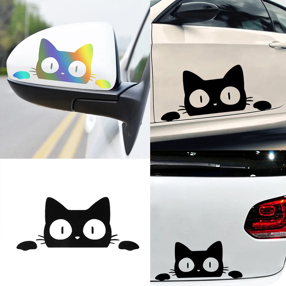 Автомобильные наклейки и для кошек забавные мотоциклов автомобильные