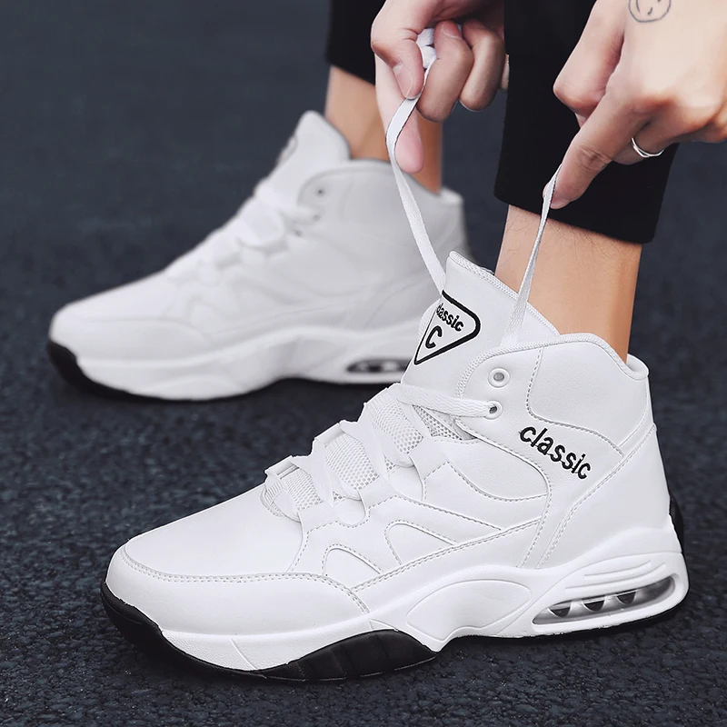 Баскетбольная обувь мужские брендовые дизайнерские противоударные кроссовки с