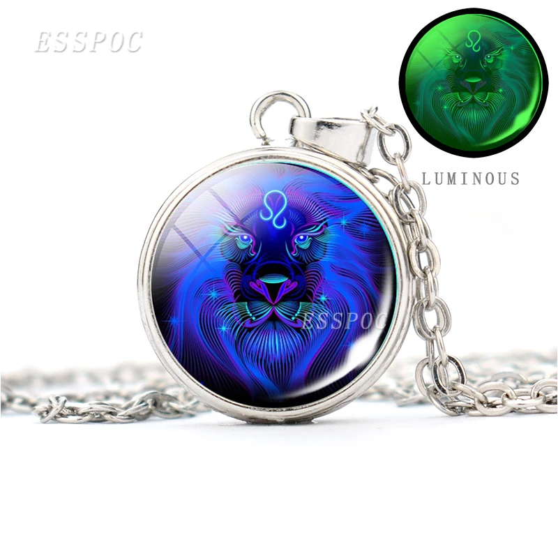 12 созвездий светящееся ожерелье Подарки для женщин модные ювелирные изделия