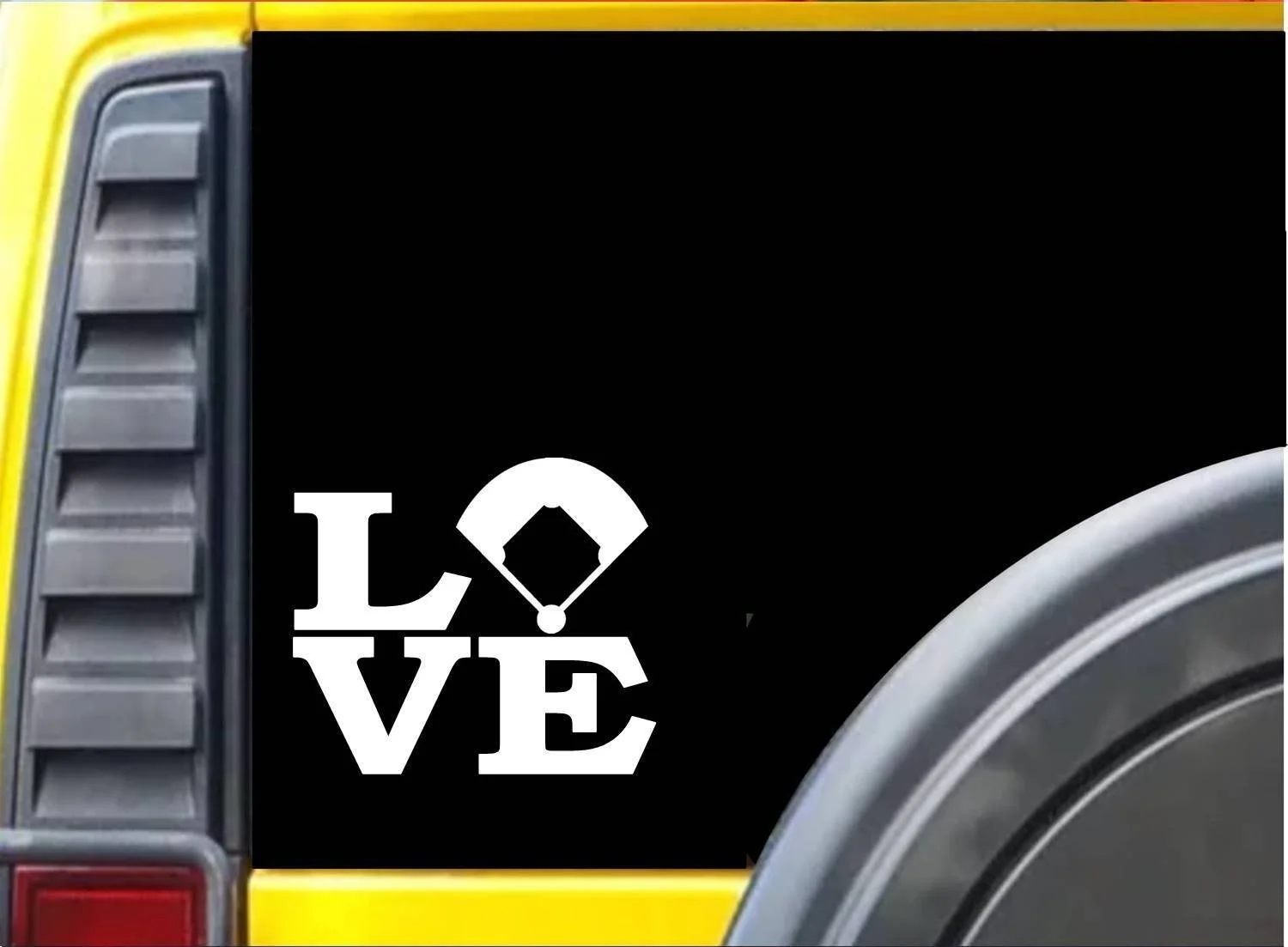 

Baseball Love J773 6x6 inch Sticker decal glove computer Sticker
