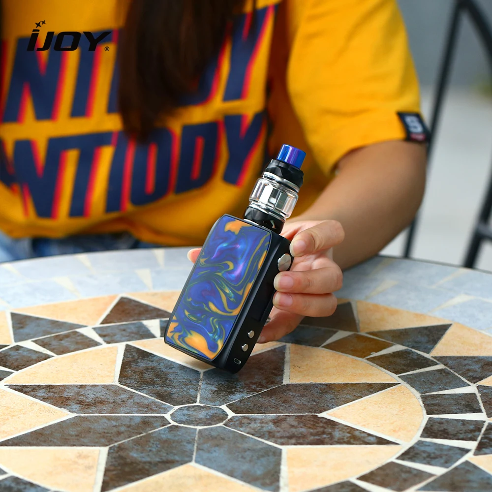 Лидер продаж IJoy Shogun Univ комплект 180 Вт TC коробка мод 5 мл Танк vape Комплект fit 18650