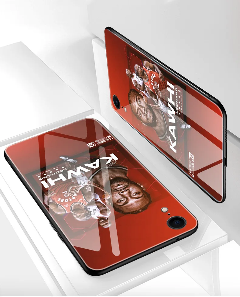 Модные звезды баскетбола из окрашенного закаленного стекла чехол-накладка на