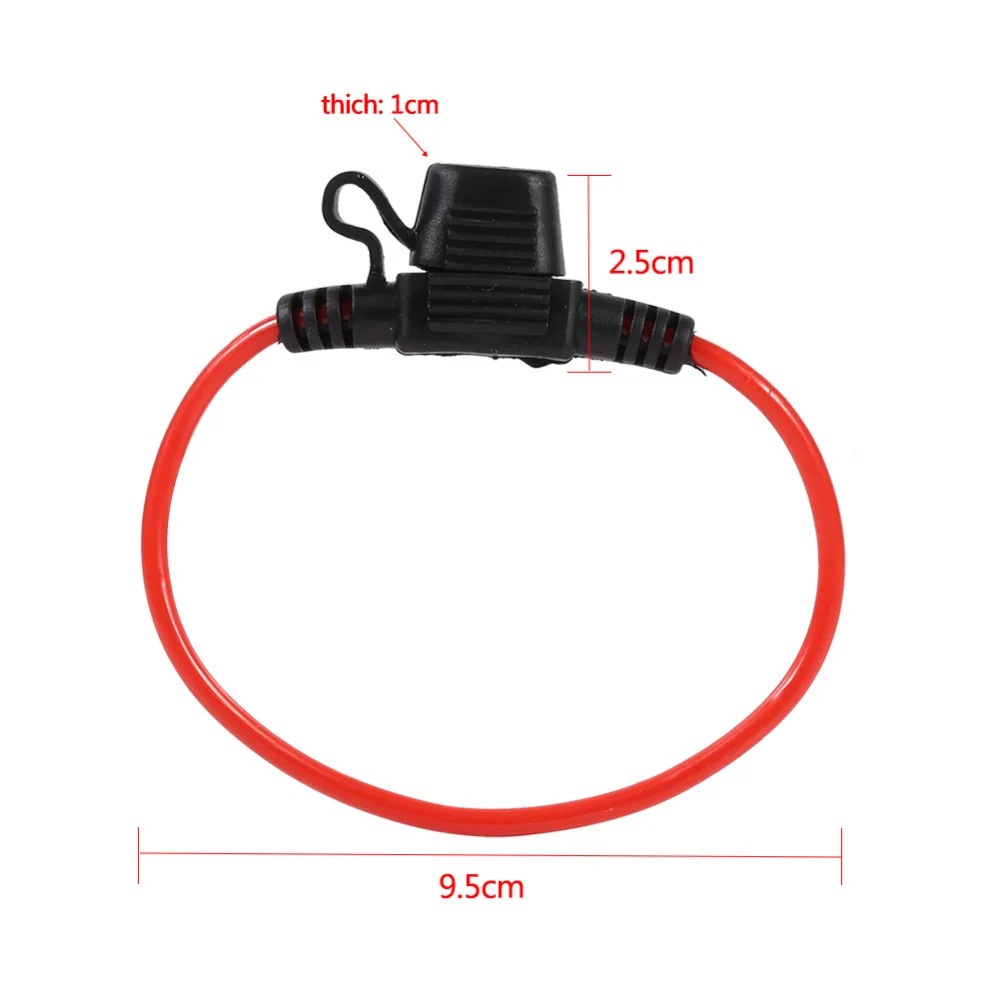 

5-piece water-tight proof socket In line securing holder With 12 v 30A blade securing car replacement fuses