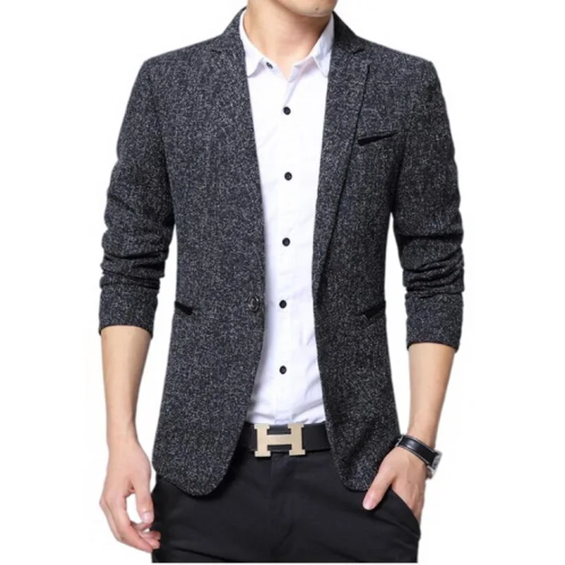 

Brand Blazers Men Fashion Casual Slim Blazers Fashion Party Single Breasted Men Suit Jacket Asia Size M-6XL