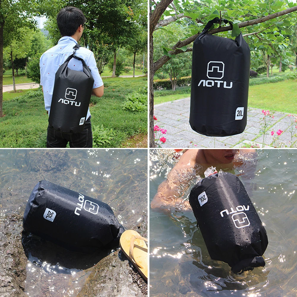 

Ultralight Water-proof Dry Bag 20L Dry Compression Sack with Water-proof Phone Case for Kayaking Camping Fishing Surfing Rafting