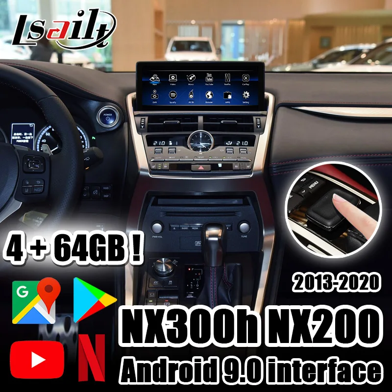 4 Гб + 64 CarPlay/Android видео интерфейсная коробка для Lexus NX200 NX300h 2018 2020 поддержка YouTube Android