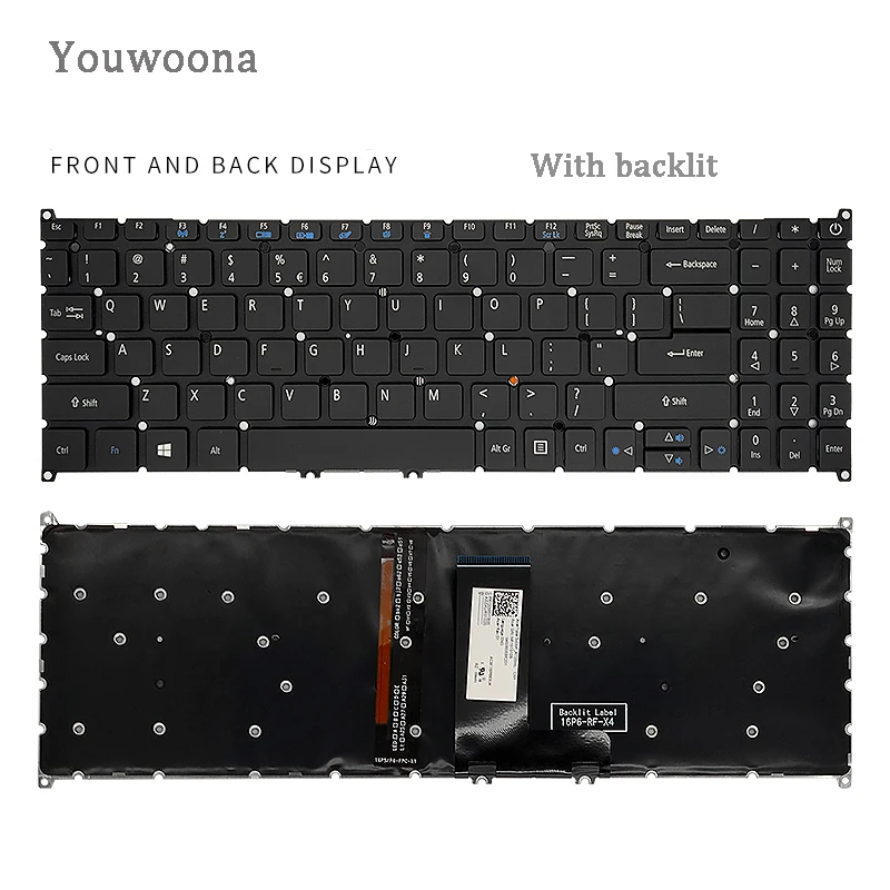

New Original Laptop Keyboard For ACER Swift3 SF315-51G N17P4 N19P4 N19C1 N17C4 N17P6