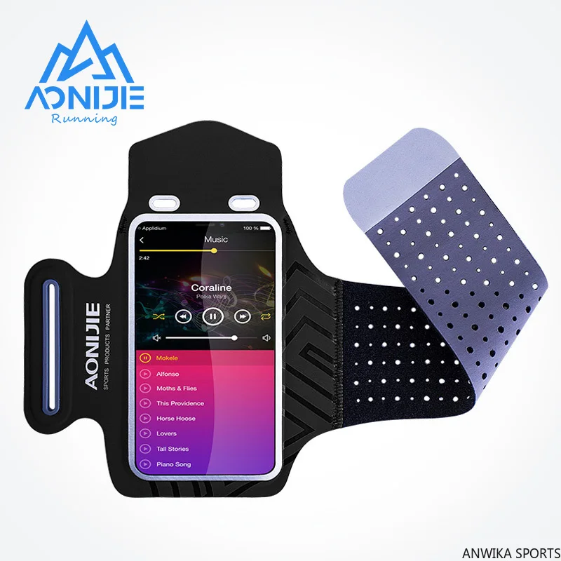 

AONIJIE A892 Water Resistant Cell Mobile Phone Sports Running Armband Arm Bag Jogging Case Holder Cover For Fitness Gym Workout