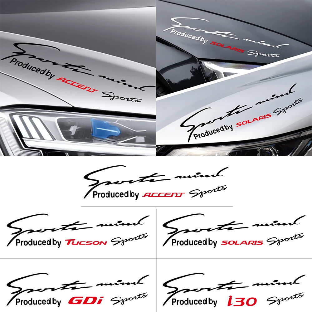 Для Hyundai Accent Elantra Tucson Sonata Solaris GDI i10 i20 i30 i40 ix20 ix35 3D виниловая наклейка украшение для