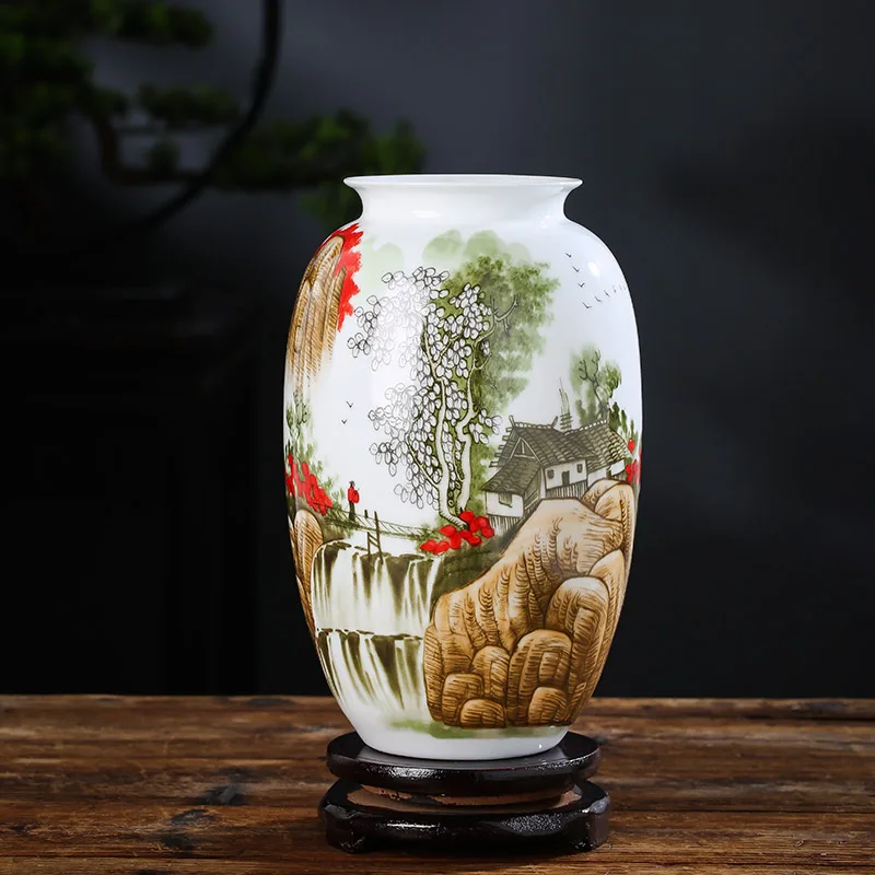 Китайская ваза современный дизайн фарфоровая классическая настольная напольная