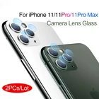 2 шт закаленное стекло на iPhone 11 Pro Max XS XR X стеклянный объектив камеры протектор экрана для iPhone 11 2019 Защитная стеклянная пленка