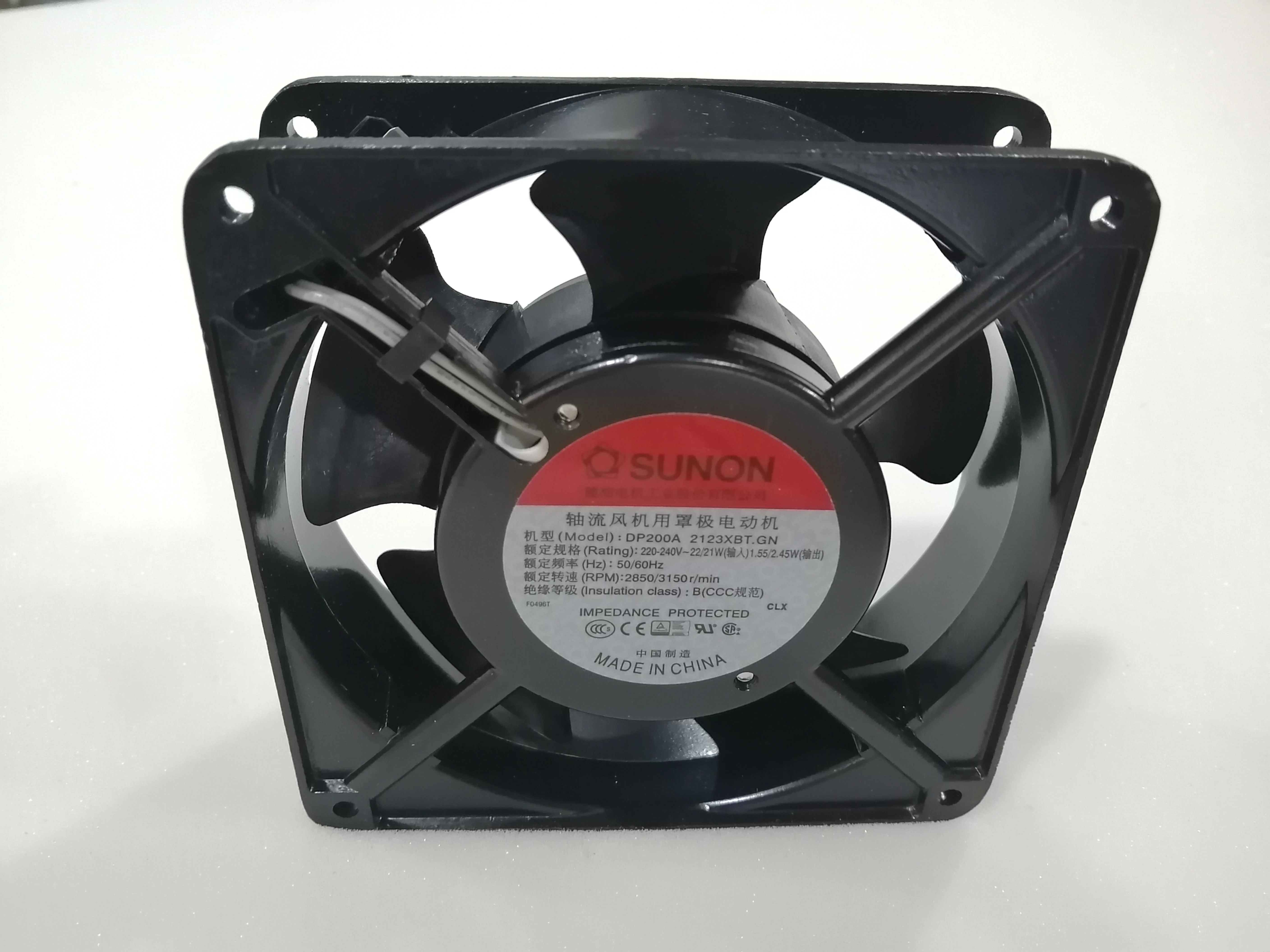 DP200A P/N 2123XBT.GN 0.14A 12038 220В осевой вентилятор 120*120*38 мм промышленный чехол для шкафа SUNON