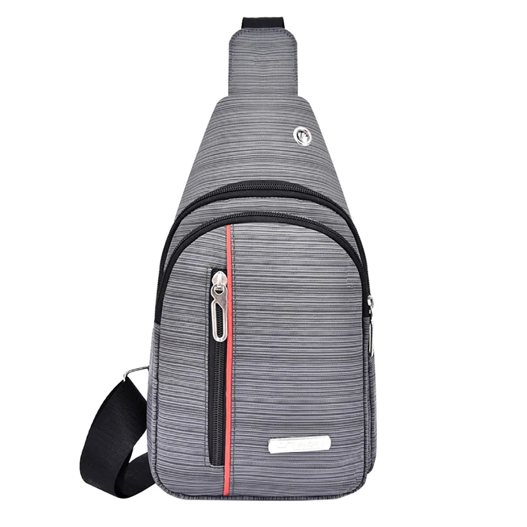 Мужская сумка через плечо многофункциональная из ткани Оксфорд для спорта на